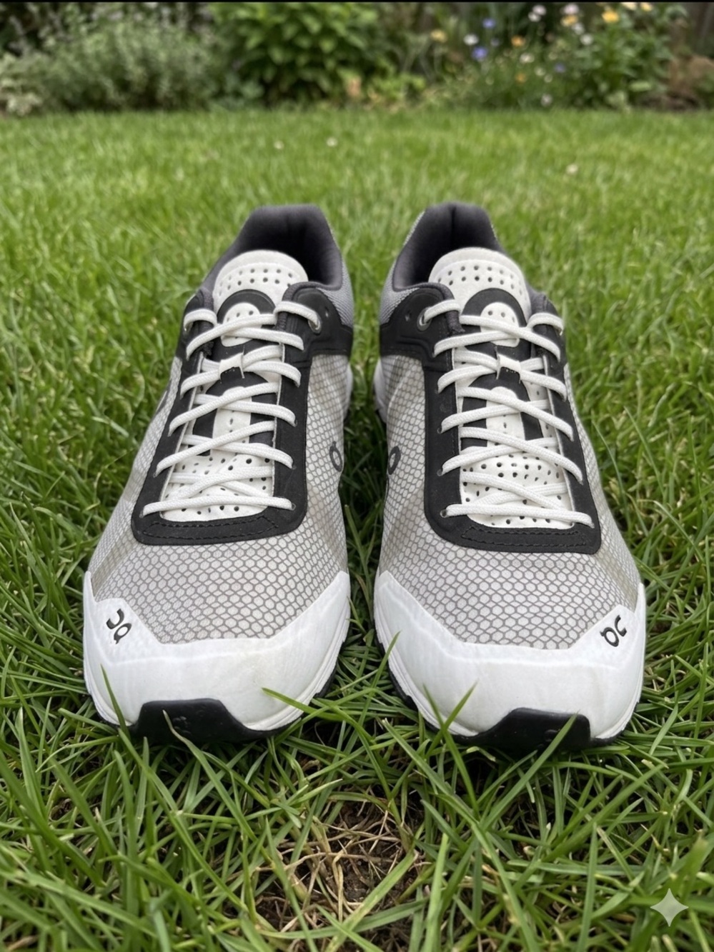 On Running Women's White and Black Athletic Shoes